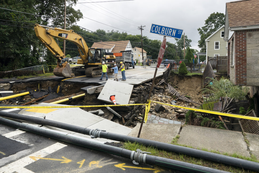 After days of heavy rain and flash flooding in New England, Hurricane ...